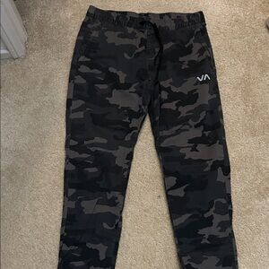 Rvca Camouflage Jogger Pants